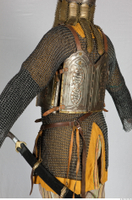  Photos Medieval Knight in mail armor 6 Historical Medieval soldier Turkish chest armor mail armor sword upper body 0004.jpg